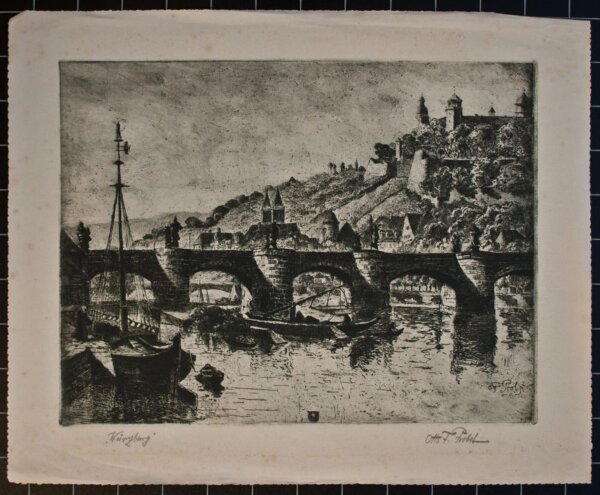 Otto Ferdninand Probst - Würzburg - o.J. - Radierung