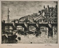 Otto Ferdninand Probst - Würzburg - o.J. - Radierung