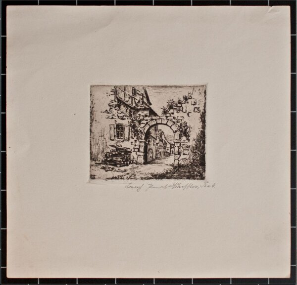 Bernhard Paul Scheffler - Frankfurt am Main - o.J. - Radierung