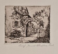 Bernhard Paul Scheffler - Frankfurt am Main - o.J. - Radierung