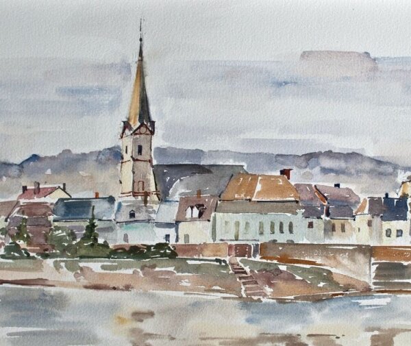 Sonja Wüsten - Bei Aachen - 1993 - Aquarell