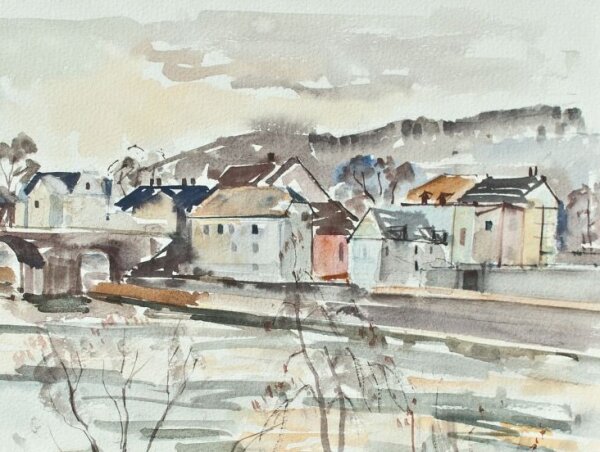 Sonja Wüsten - Bei Aachen - 1993 - Aquarell