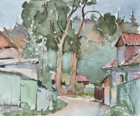 Sonja Wüsten - Altenbrak - 1985 - Aquarell