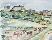 Sonja Wüsten - Landschaft in Norddeutschland - o.J....