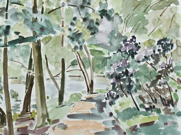 Sonja Wüsten - Bremen Wall - 1994 - Aquarell