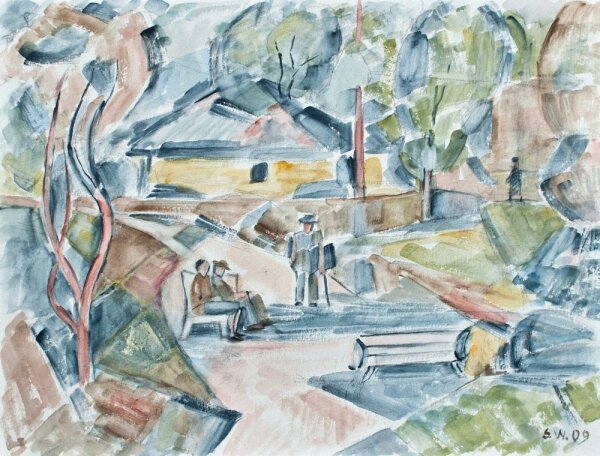 Sonja Wüsten - Park - 2009 - Temperamalerei