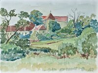 Sonja Wüsten - Tschechien - 1983 - Aquarell