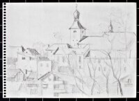 Sonja Wüsten - Regen - 1998 - Bleistiftzeichnung