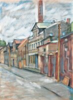 Sonja Wüsten - Ortschaft - o.J. - Pastell