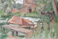 Sonja Wüsten - Haus am See - o.J. - Pastell