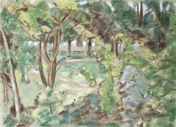 Sonja Wüsten - Park - o.J. - Pastell