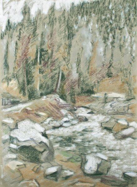 Sonja Wüsten - Bodetal - o.J. - Pastell