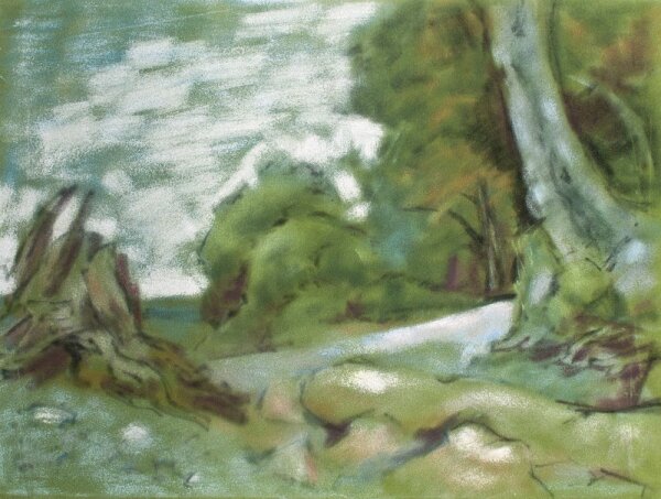 Sonja Wüsten - Wald - o.J. - Pastell