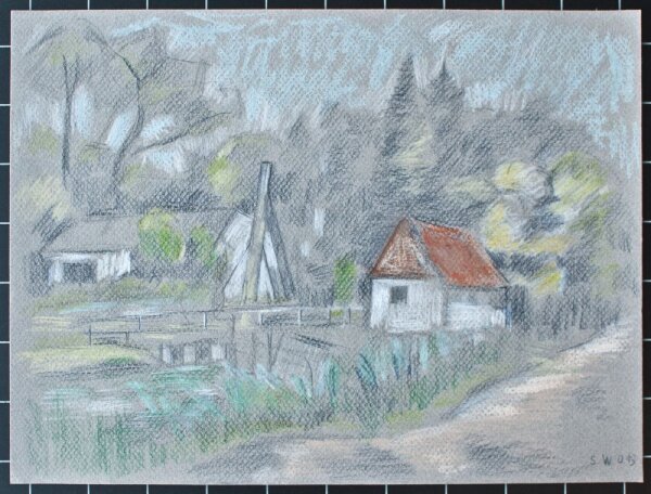 Sonja Wüsten - Bansin, Kanal - 2013 - Pastell