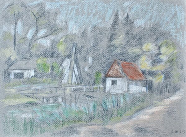 Sonja Wüsten - Bansin, Kanal - 2013 - Pastell