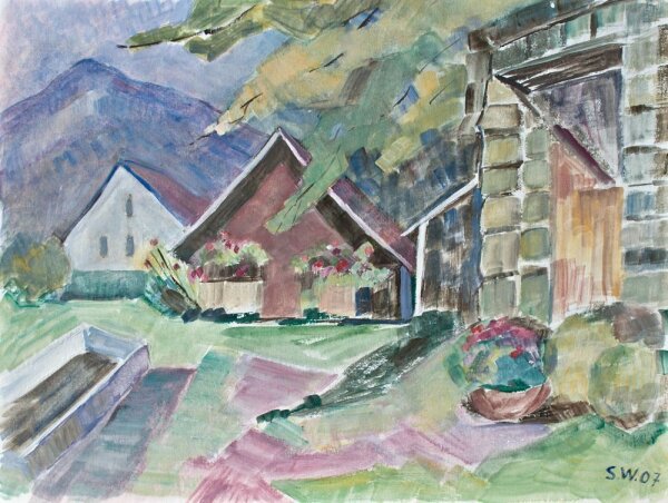 Sonja Wüsten - Schlehdorf - 2007 - Temperamalerei