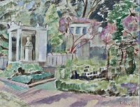 Sonja Wüsten - Park mit Friedhof - 2008 -...