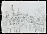 Sonja Wüsten - Regen - 1998 - Bleistift