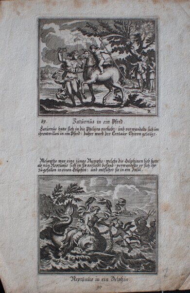 François Chauveau - Szenen aus Ovids Metamorphosen - o.J. - Kupferstich