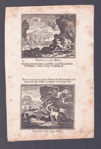 François Chauveau - Szenen aus Ovids Metamorphosen - o.J. - Kupferstich