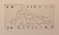 Jiri Jaska - Ex Libris Marein Bock - 1945 - Radierung