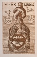 George Jonas - Ex Libris Gábor Dénes - o.J. - Radierung