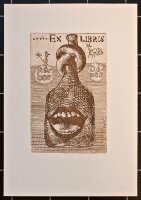 George Jonas - Ex Libris Gábor Dénes - o.J. - Radierung