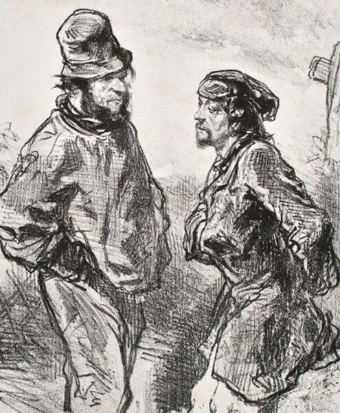 Paul Gavarni - Masques et Visages - o.J. - Lithografie