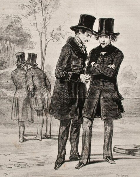 Paul Gavarni - La vie de jeune homme - o.J. - Lithografie