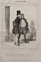 Paul Gavarni - La vie de jeune homme - o.J. - Lithografie