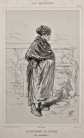 Paul Gavarni - La Marchande de Poisson - o.J. - Lithografie