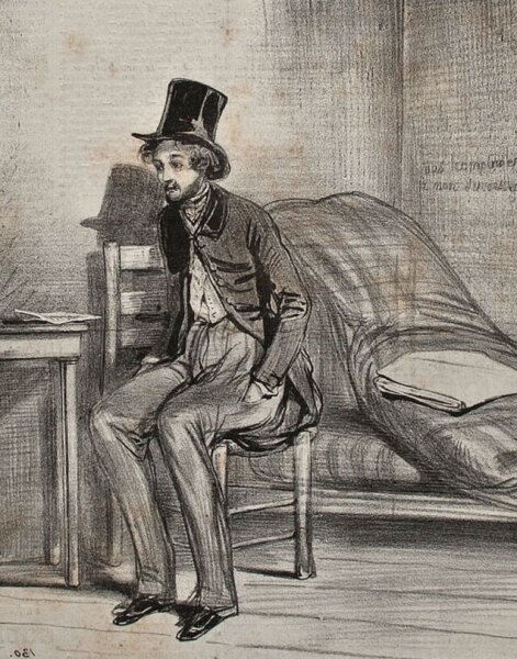 Paul Gavarni - Clichy - o.J. - Lithografie