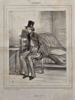 Paul Gavarni - Clichy - o.J. - Lithografie