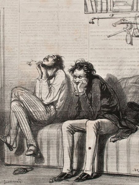 Paul Gavarni - Les Étudians de Paris - o.J. - Lithografie