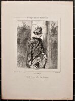 Paul Gavarni - Masques et Visages - o.J: - Lithografie