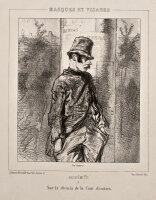 Paul Gavarni - Masques et Visages - o.J: - Lithografie