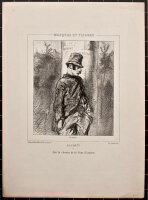 Paul Gavarni - Masques et Visages - o.J: - Lithografie