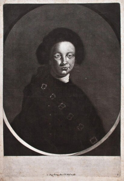 Johann Jacon Haid - Knabenporträt - o.J. - Mezzotinto