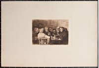 Oskar Schulz - Wirtshaussszene - o.J. - Radierung