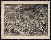 Dirck Vellert - Die Sintflut - um 1920 - Heliogravüre