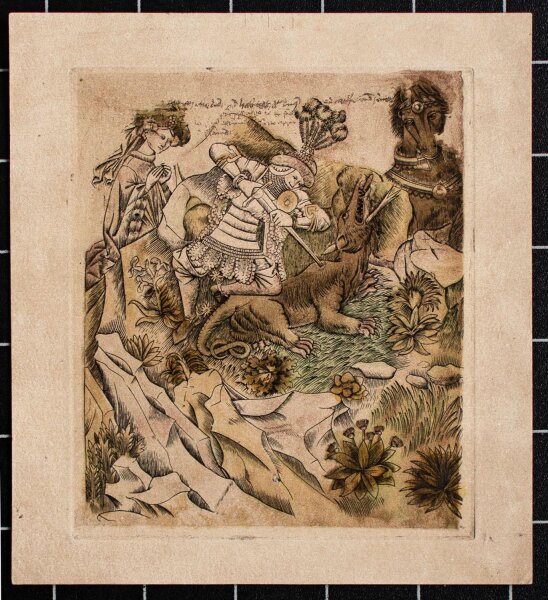 Unbekannt - Heiliger Georg - um 1920 - Heliogravüre