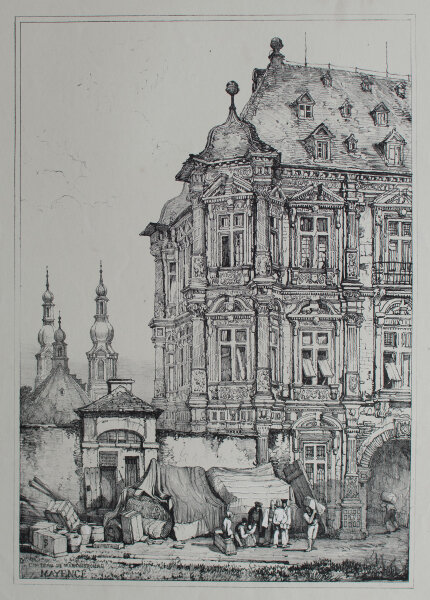 Samuel Prout - Chateau de Martinsbourg, Mayence - o.J. - Lithografie