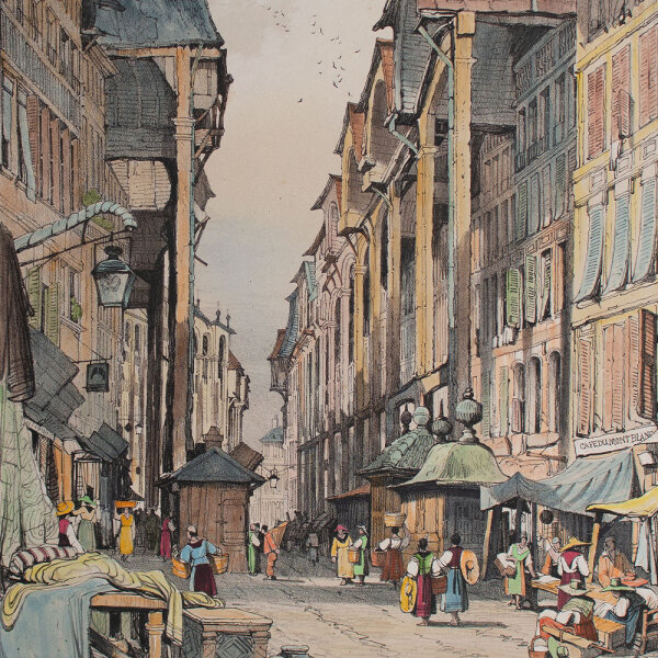 Samuel Prout - Genf/ Geneva - o.J. - Farblithografie