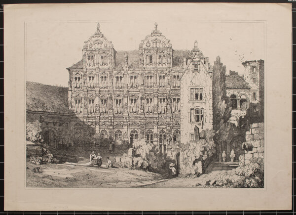 Samuel Prout - Part of the Castle at Heidelberg - o.J. - Lithografie
