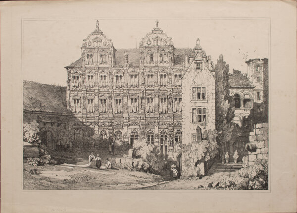 Samuel Prout - Part of the Castle at Heidelberg - o.J. - Lithografie