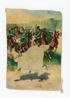 unbekannt - Schlacht - Ölskizze - o.J.