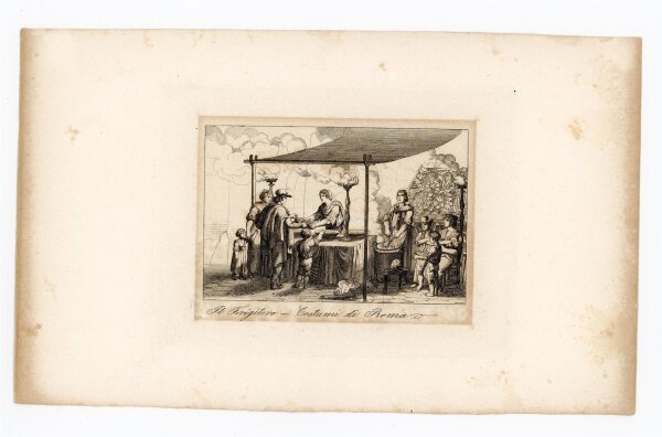 unbekannt - Il Frigitore - Costumi di Roma - o.J. - Kupferstich