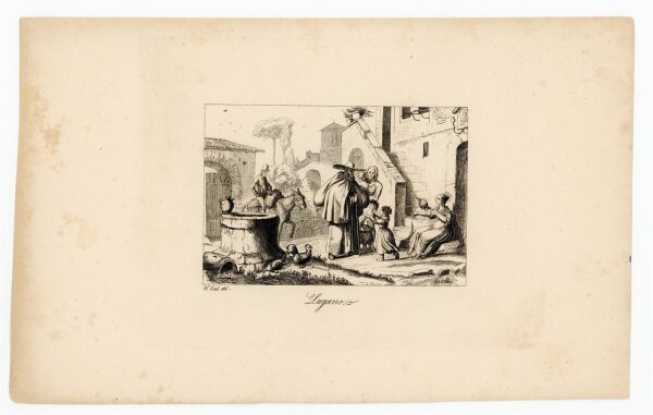 Wilhelm Gail - Lugano - o.J. - Kupferstich