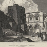 unbekannt - Kirche des heiligen Grabes in Jerusalem -...