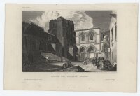 unbekannt - Kirche des heiligen Grabes in Jerusalem - o.J., Radierung